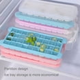 thumbnail image 6 of Ice Cube Trays with Lids,1 Pack Silicone Ice Cube Trays Flexible and Easy Release 36 Ice Cube Molds for Whiskey, Cocktails - BPA Free, Stackable Durable, Dishwasher Safe, 6 of 15