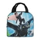 thumbnail image 1 of Bolsa de almuerzo con aislamiento térmico para hombre y mujer, lonchera térmica para el trabajo, picnic, playa, viajes, color negro, 1 of 5