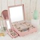 thumbnail image 2 of Girly Pink Ring Jewelry Fashion Box for Jewelry Storage and Display, 2 of 5