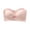 Beige, variant on Girls Strapless Bra Bandeau Bras Clear Straps Wireless Kids Tube Top Seamless Bra