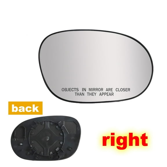 RH Passenger Side Door Mirror Glass Fit for 2009-2022 Dodge Challenger