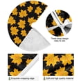 thumbnail image 2 of FMSHPON Autumn BackgroundMaples Leaves Xmas Christmas Tree Skirt Stand Mat for Holiday Party Decoration Indoor Outdoor 36 inches, 2 of 6