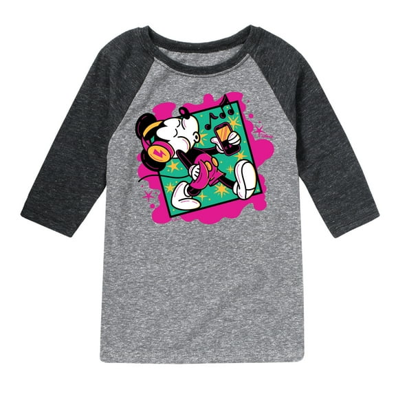 Disney - Mickey Music Stroll - Toddler & Youth Raglan Graphic T-Shirt