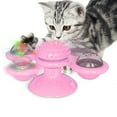 thumbnail image 1 of Cat Windmill Toy Set Interactive Turntable Light up Cat Groomer Cat Training Toy, 1 of 10
