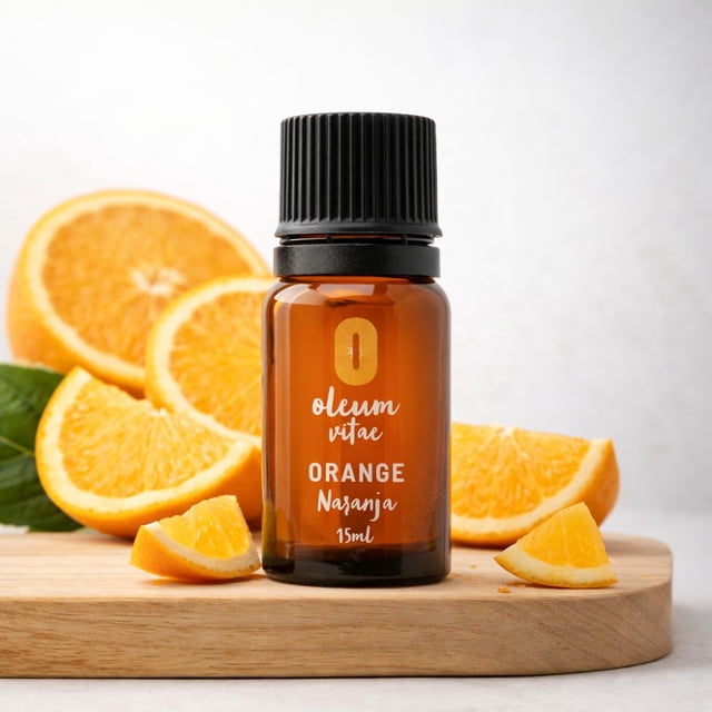 Aceite Esencial de Naranja OLEUM VITAE 100% Puro y Organico 15ml