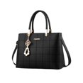 thumbnail image 1 of Bolso de hombro para mujer, moderno bolso de hombro para mamá, regalo para el Día de la Madre, para el día a día. Negro, 1 of 8