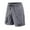 Gray, variant on Dagugfen Cargo Shorts for Men Drawstring Elastic Waist Solid Color Loose Outdoor Sports Running Shorts