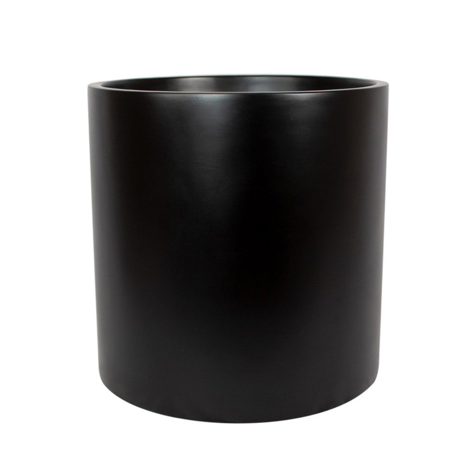 D:14 x H:14 Brea Round Cylinder Fiberglass Planter White D:14 x H:14 Brea Round Cylinder Fiberglass Planter White
