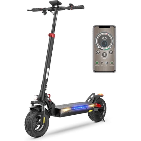 iScooter iX3 Electric Scooter,10" Off Road Pneumatic Tires,800W Motor E-Scooter Up to 25 Miles Range, Top Speed 25MPH, Adjustable Handlebar Height, Folding Commuting Electric Scooter for Adults