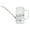 Clear, variant on 1.5L Watering Can Stainless Steel Long Spout Watering Can Translucent Handheld Spraying Pot for Office Garden Indoor Outdoor Plants