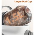 thumbnail image 4 of Oneisall 7 In 1 Dog Grooming Kit, Low Noise Pet Grooming Vacuum with 1.5 L Dust Cup, Dog Vacuum for Shedding Grooming, with 7 Professional Grooming Tools for Dogs Cats Pet Hair & Home Cleaning, Gray, 4 of 7