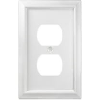 Amerelle 2 Gang Standard Annabelle Duplex Outlet Plate