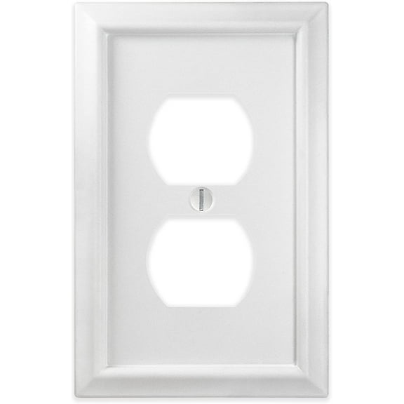 Amerelle 2 Gang Standard Annabelle Duplex Outlet Plate