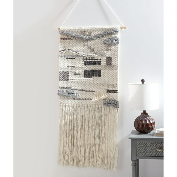 Safavieh Sedona Zoe Southwestern Woven Wall Tapestry, Ivy/Gry, 30"x22"