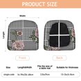 thumbnail image 3 of Pioneer Flower Seat Covers for Dining Room Chairs Set Of 4,Stretch Printed Washable Chair Seat Cover with Elastic Ties and Button,Removable Waterproof Couch Cushion Covers, 3 of 6