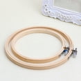 thumbnail image 4 of Opolski Cross Stitch Machine Adjustable Embroidery Hoop Ring Bamboo Sewing Tool 13-27cm, 4 of 7