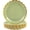 Sage Green, variant on 50 PCS Sage Green Paper Plates 7 inch, Scalloped Paper Plates with Gold Foil Disposable Cake Dessert Plate Party Supplies for Birthday Baby Shower Weddings Decorations