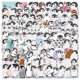 thumbnail image 1 of Calcomanías de vinilo impermeables con forma de pingüino con forma de grafiti, 100 unidades, 1 of 3