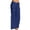 Blue, variant on Women's Pants, Women's Casual Pants Effortless Solid Wide-Leg Pants with Elastic Waist and Comfort Blue XL