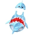 thumbnail image 3 of XAOFW Girl's One-Piece Swimsuits Cartoon Themed Sleeveless Scoop Swimwear Holiday Vacation Beach Stylish Comfortable Swim Wear, 3 of 6