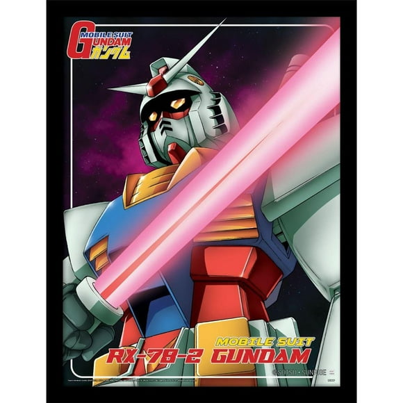 Gundam Beam Saber Framed Poster