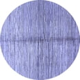 thumbnail image 1 of Ahgly Company Indoor Round Abstract Blue Modern Area Rugs, 5' Round, 1 of 4