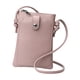 thumbnail image 4 of Monedero para teléfono pequeño y resistente bolso cruzado para llaves, informal, para compras al aire libre, viajes Rosa, 4 of 10