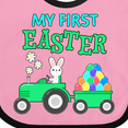thumbnail image 4 of Inktastic My First Easter Bunny and Tractor Boys or Girls Baby Bib, 4 of 4