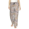 thumbnail image 2 of Lsque Safari Animals Print Women's Pajama Pants, Lounge Pant - Comfortable Home Wear,Elastic Waistband, Stylish Design-Small, 2 of 9