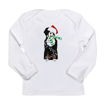 

CafePress - Christmas Bernese Mt Holiday Dog Long Sleeve T Shi - Long Sleeve Infant T-Shirt