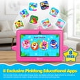 thumbnail image 3 of Contixo Baby Shark Kids Tablet, 7 inch 32GB, Parental Controls, Ages 3-12, Pink, 3 of 8