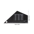thumbnail image 2 of WRISTBIQUE Guitar Repair Tools Metal Fret Leveling Ruler Precision Measurement, 2 of 7