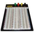 thumbnail image 3 of Solderless Clear Breadboard - 2,390 Tie Points, 4 Binding Posts, 9.4" x 7.7", 3 of 4