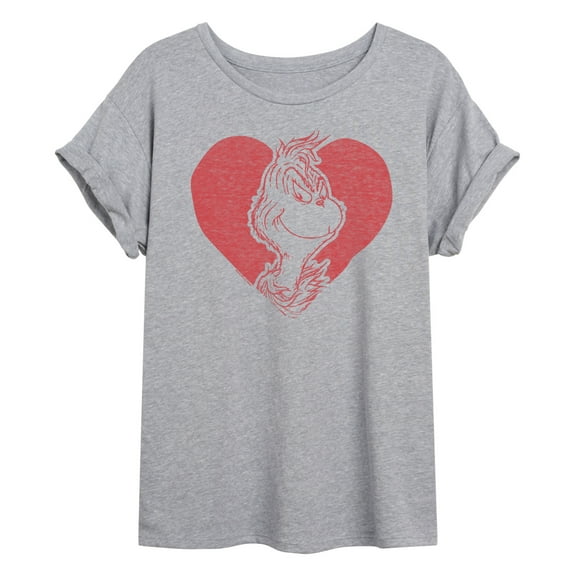 The Grinch - Grinch Heart - Women's Oversized T-Shirt