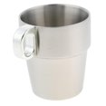 thumbnail image 6 of 1 Set Stackable Stainless Steel Coffee Cups, Premiuetal Cups Tea Mug with -, 6 of 10