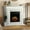 White, variant on Electactic Electric Fireplace, Free Standing Fireplace, with Remote Control, Adjustable LED Flame, 750W/1500W -（White）