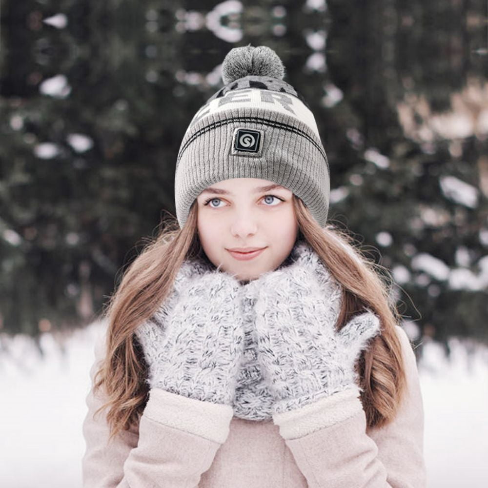 Savior Heat Winter Beanie Hats for Men Women Electric Insulated Hunting Beanie Rechargeable Battery Heating Cap with 3 Heat Tempo