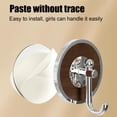 thumbnail image 3 of Adhesive Wall Hooks No Punching Multipurpose Jewelry and Towel Hanger Rack 4 Pack for Bathroom, Dorm, Kitchen, 3 of 8