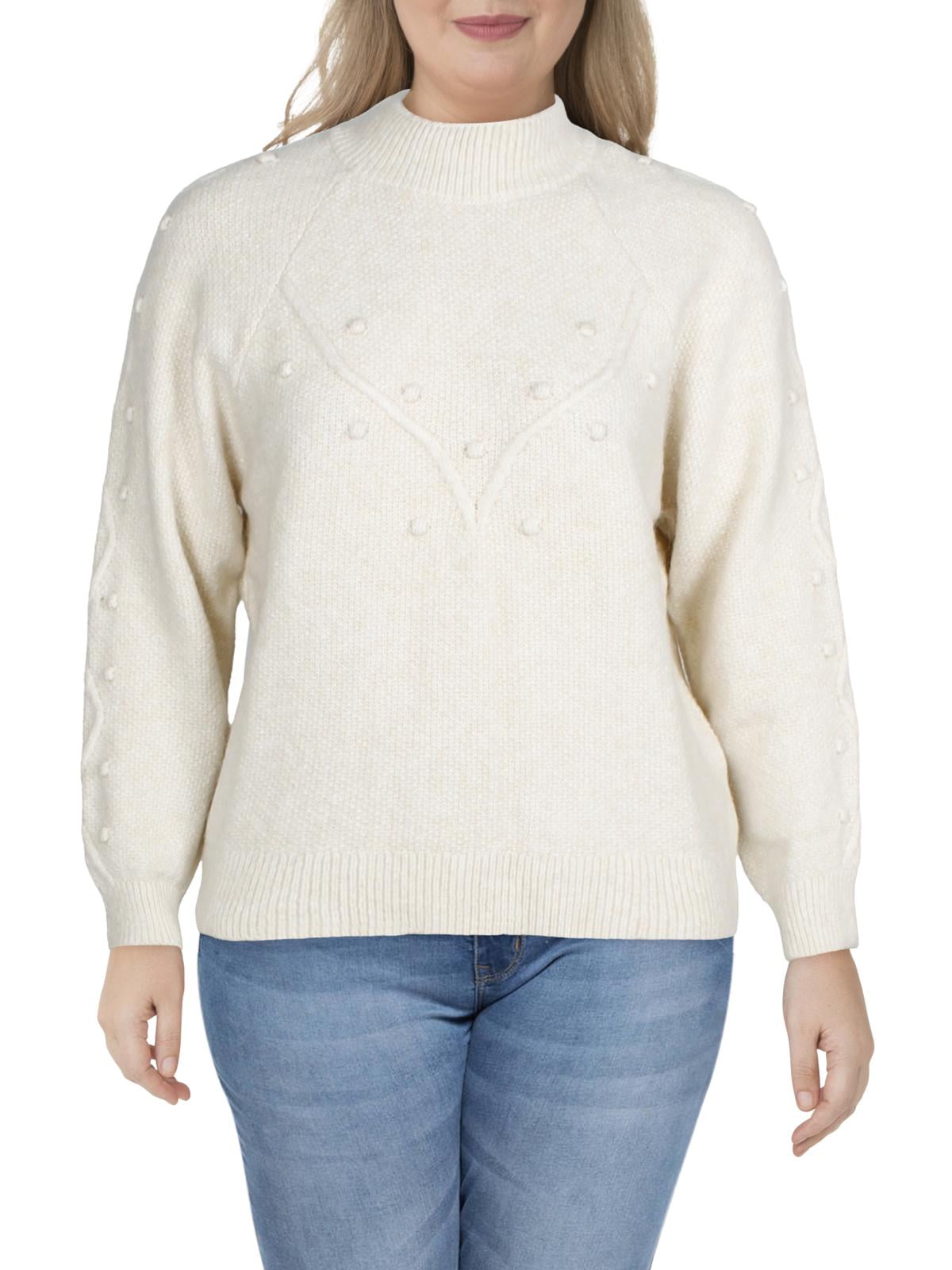 malm sikring definitive Vero Moda Womens Cub Popcorn High Neck Pullover Sweater Ivory XL -  Walmart.com