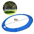 thumbnail image 1 of Gymax Blue 15 FT Frame Trampoline Safety Pad Cover Replacement, 1 of 8