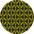 thumbnail image 1 of Ahgly Tapis Rond Lavable en Machine Intérieur Transitionnel Gris Minuit, 7 Pieds Rond, 1 of 7