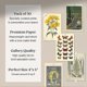 thumbnail image 3 of Vintage Aesthetic Wall Collage Kit - 50 Mini Botanical Cottagecore Collage Art Posters (4X6Inch), f, 3 of 5