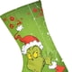 thumbnail image 2 of Bolsillo de dulces navideños de elfo verde para colgar con gancho para suministros de Año Nuevo (C) Wdftyju Libre de BPA, 2 of 5