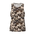 thumbnail image 4 of Xecao Cute French Bulldog Men's Tank Top Workout Quick Dry Sleeveless Gym Jogging Muscle Shirts Summer Swim Beach Tops, 4 of 9