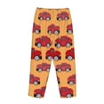 thumbnail image 5 of Junzan Red Cars Women'S Pajama Pants Drawstring Comfy Sleep Bottoms With Pockets, 5 of 9