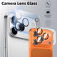 thumbnail image 2 of Protecteur d'objectif de caméra en verre trempé, 1/3 pièces, pour IPhone 17 ProMax/17 Pro/17 Air/16 Plus HD, Film de protection d'objectif transparent et étanche, 2 of 4