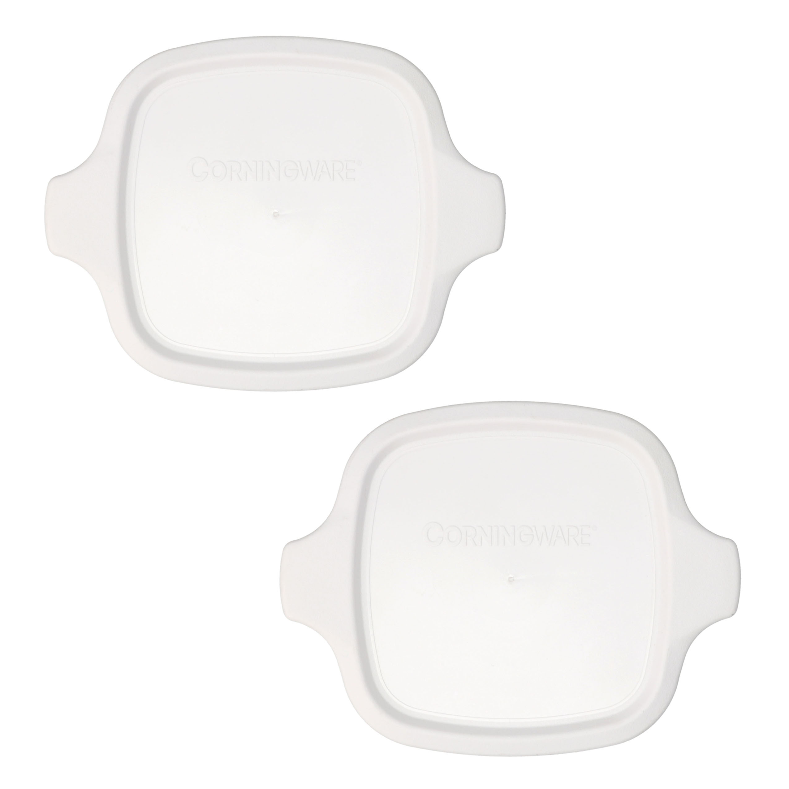 Corningware P-43-PC French White 2.75-Cup Food Storage Replacement Lid (2-Pack)