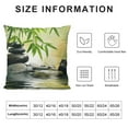 thumbnail image 5 of Orinice Bamboo Graphic Decorative Cushion Throw Pillow Cover for Home Couch Living Room Bed Sofa, High-Quality Pillowcase 1PC 22x22in, 5 of 5
