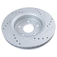 thumbnail image 5 of TRQ Front Performance Brake Pad & Rotor Kit Brake Pads Brake Rotors Set Ceramic Premium G-Coated Fits Select 2006-2010 Jeep Commander 2005-2010 Grand Cherokee, 5 of 7