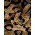 thumbnail image 4 of Unique Loom Wildlife Collection Area Rug - Leopard (6' 1" x 9' Rectangle Light Brown/Black), 4 of 7